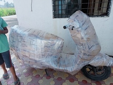 Bike transportation Ksj Packers in agra